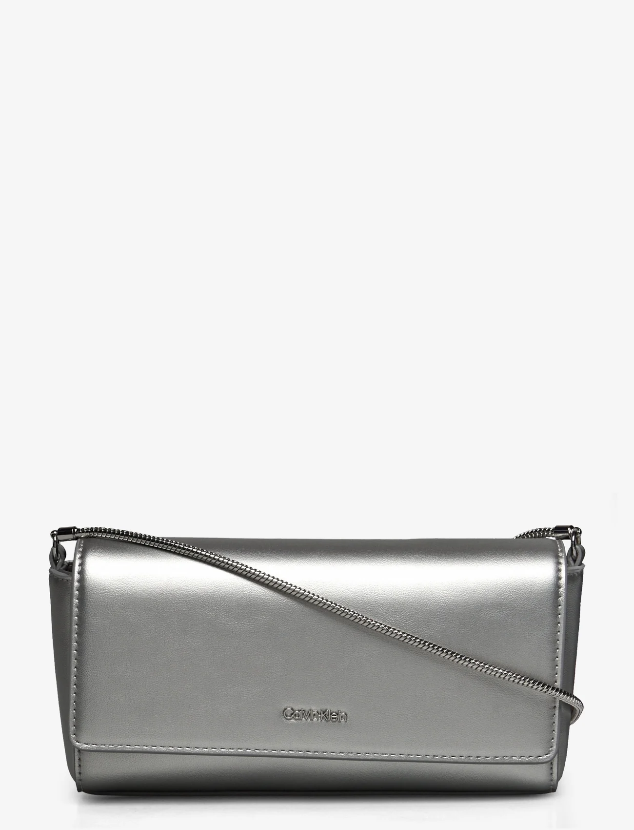 Calvin Klein - CK EVENING CROSSBODY MINI BAG - peoriided outlet-hindadega - silver - 0