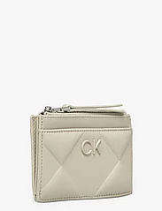 Calvin Klein - QUILT CARDHOLDER WITH ZIP - kortelių dėklai - stoney beige - 2
