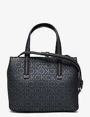 Calvin Klein - CK MUST MINI TOTE_EPI MONO - tote bags - black epi mono - 0