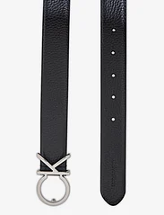 Calvin Klein - CK LOGO BELT 3.0 PEBBLE - belts - ck black - 1