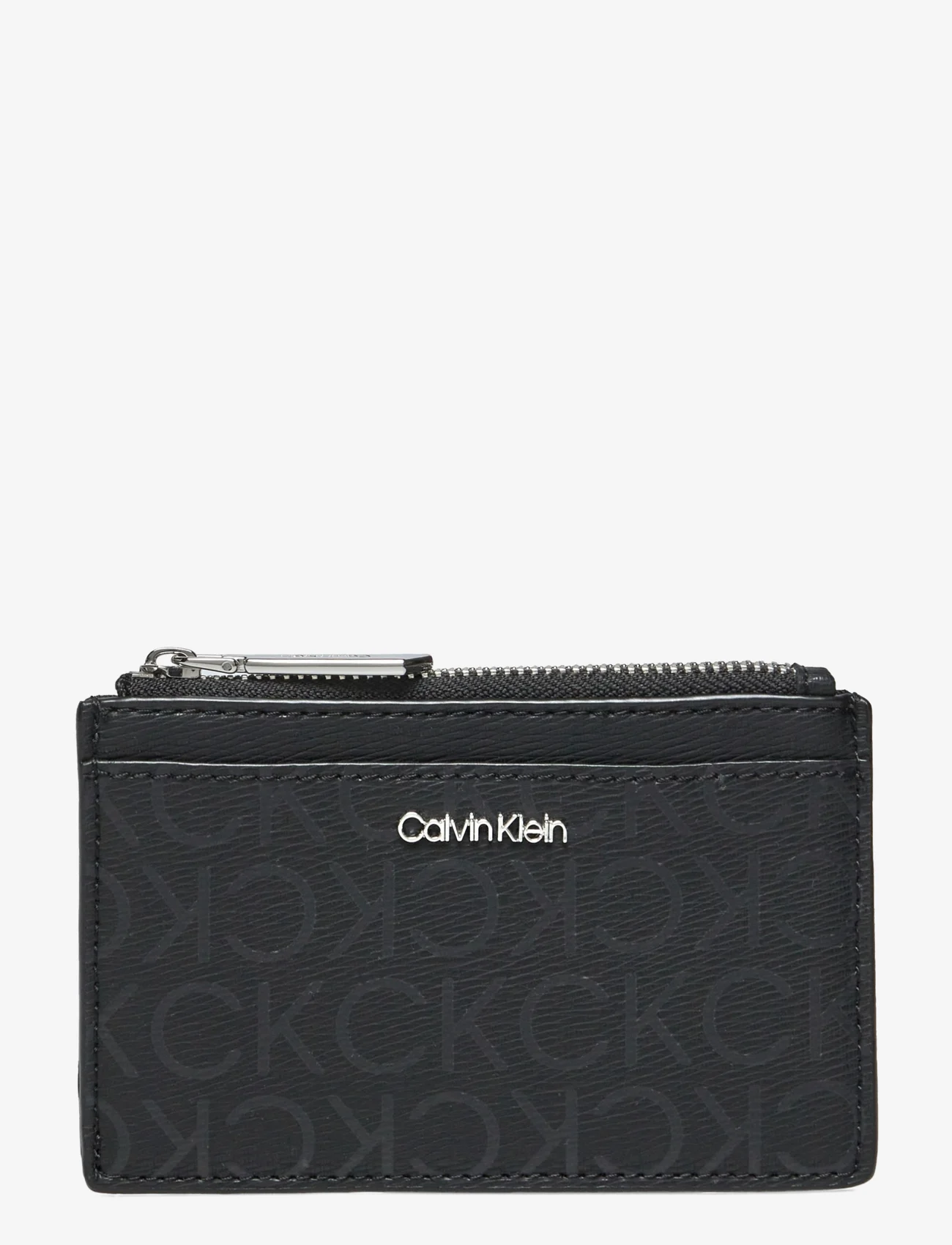 Calvin Klein - CK MUST LG CARDHOLDER_EPI MONO - portemonnaies - black epi mono - 0