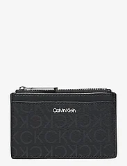 Calvin Klein - CK MUST LG CARDHOLDER_EPI MONO - kortelių dėklai - black epi mono - 0
