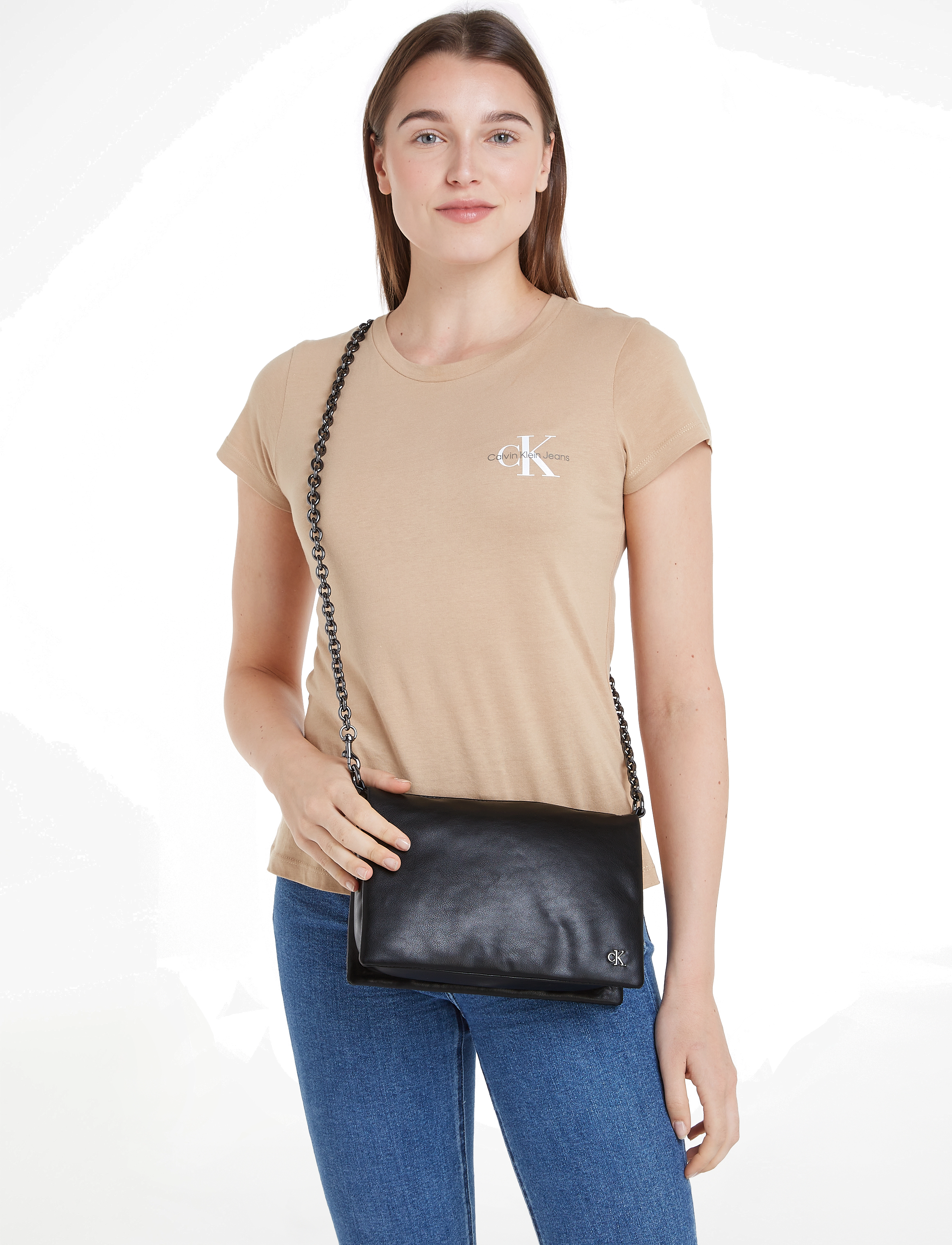 Calvin Klein - MICRO MONO CAMERA POUCH24 PU - black/shiny gunmetal - 1