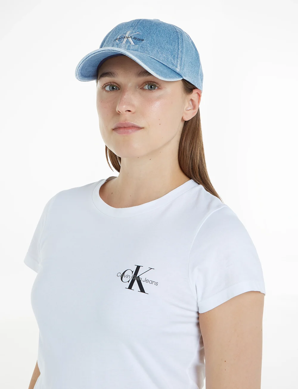 Ck top denim cap