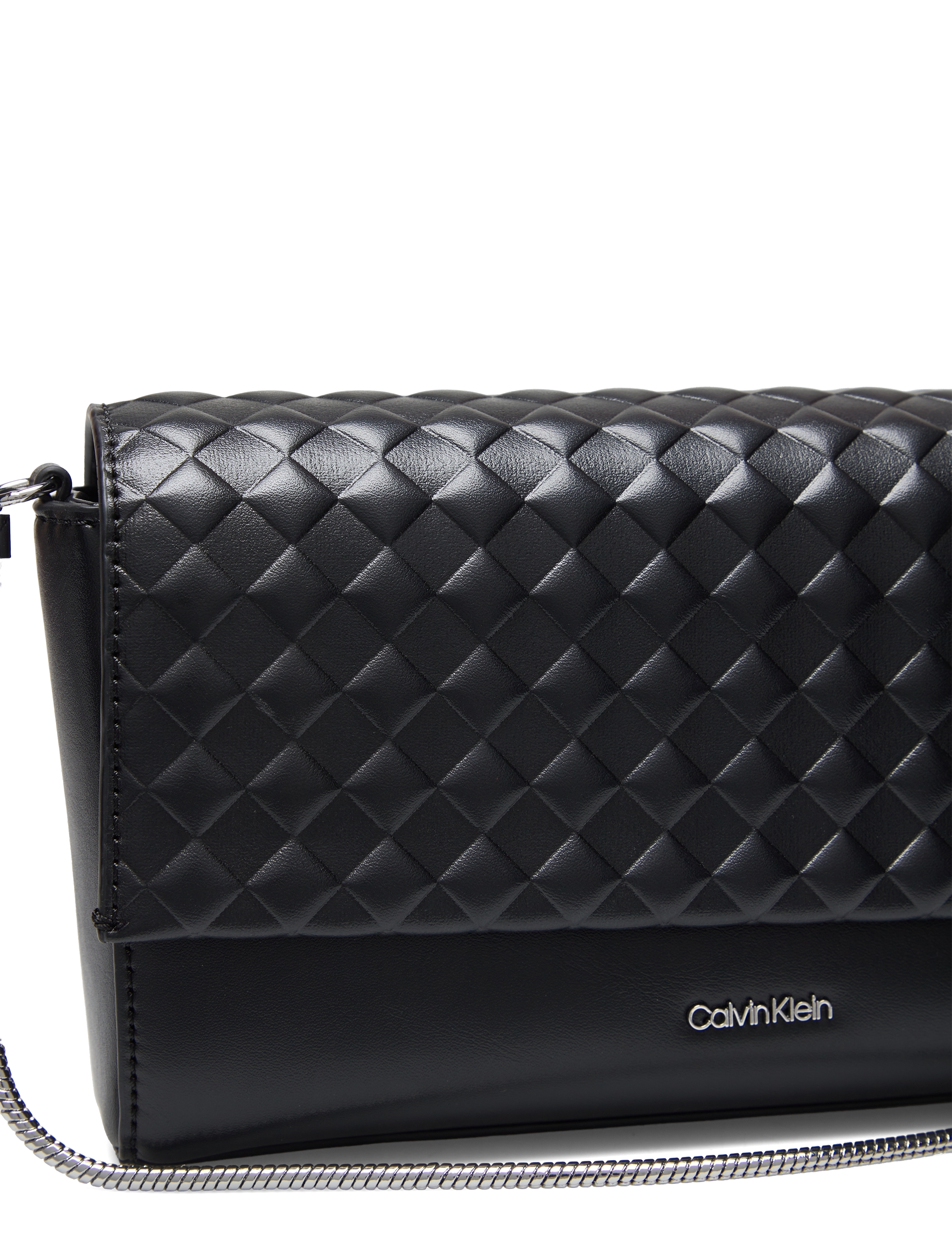 Calvin Klein - CALVIN MINI QUILT MINI CROSSBODY - ck black - 3