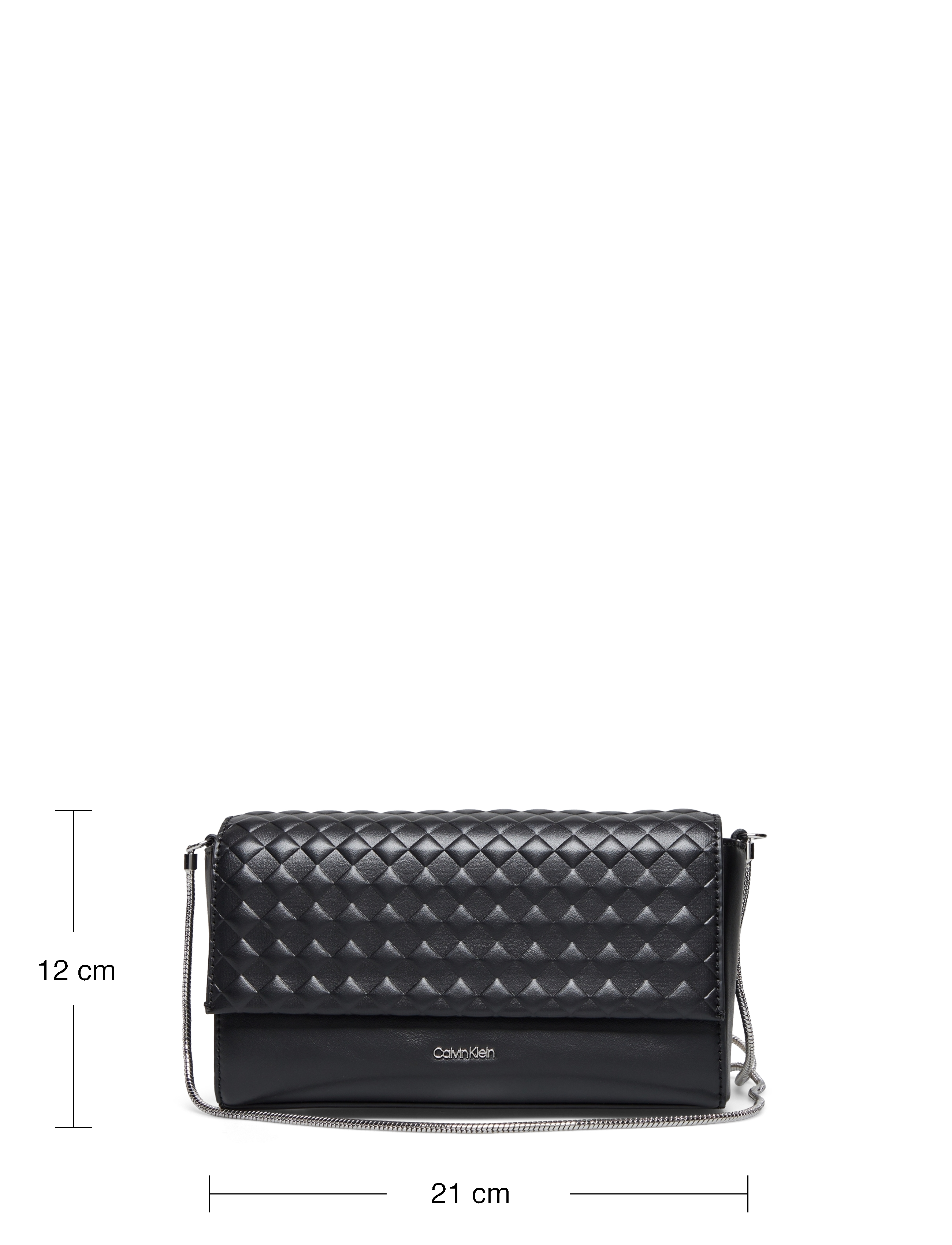 Calvin Klein - CALVIN MINI QUILT MINI CROSSBODY - ck black - 5
