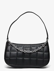 SQUARE QUILT CHAIN ELONGATED BAG, Calvin Klein