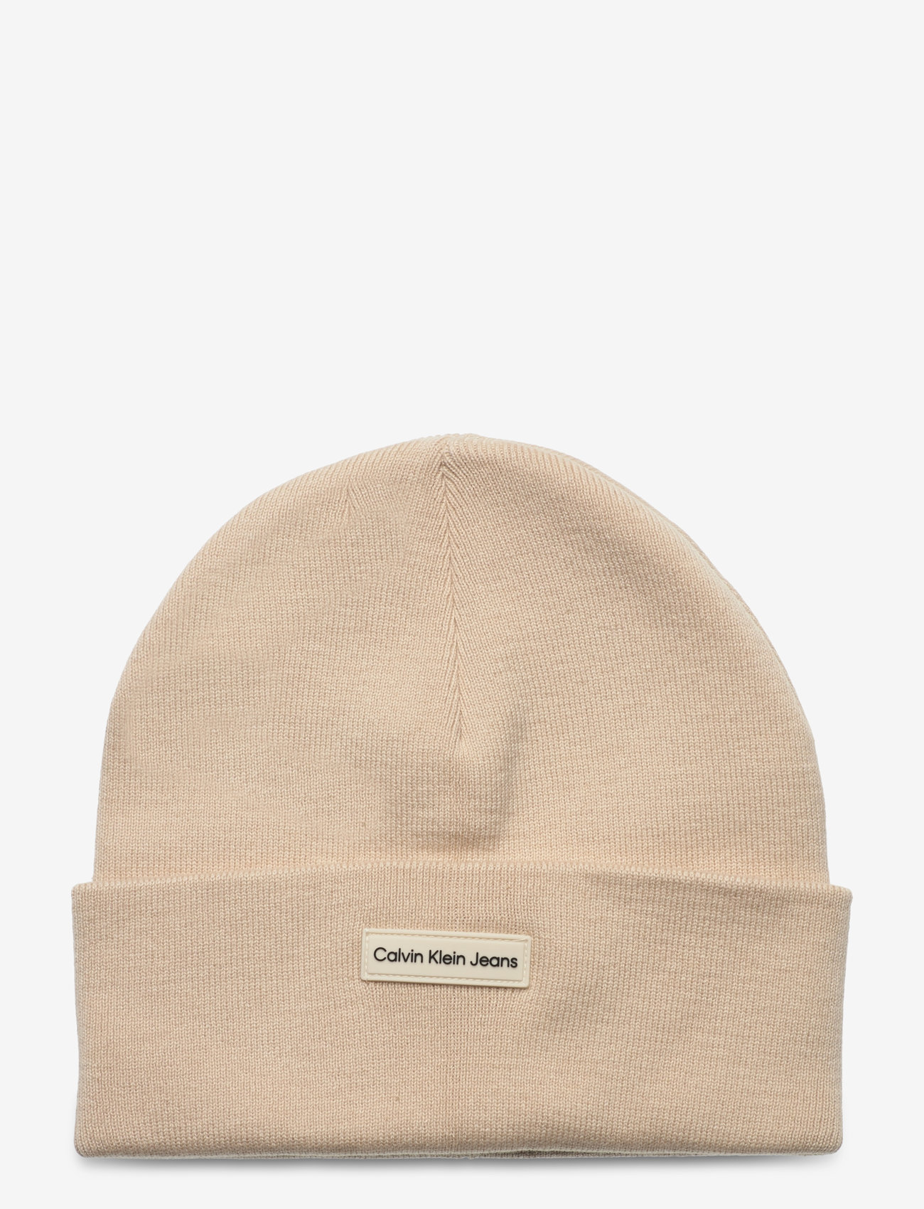 Calvin Klein - INST PATCH BEANIE - accessoires - birch - 0