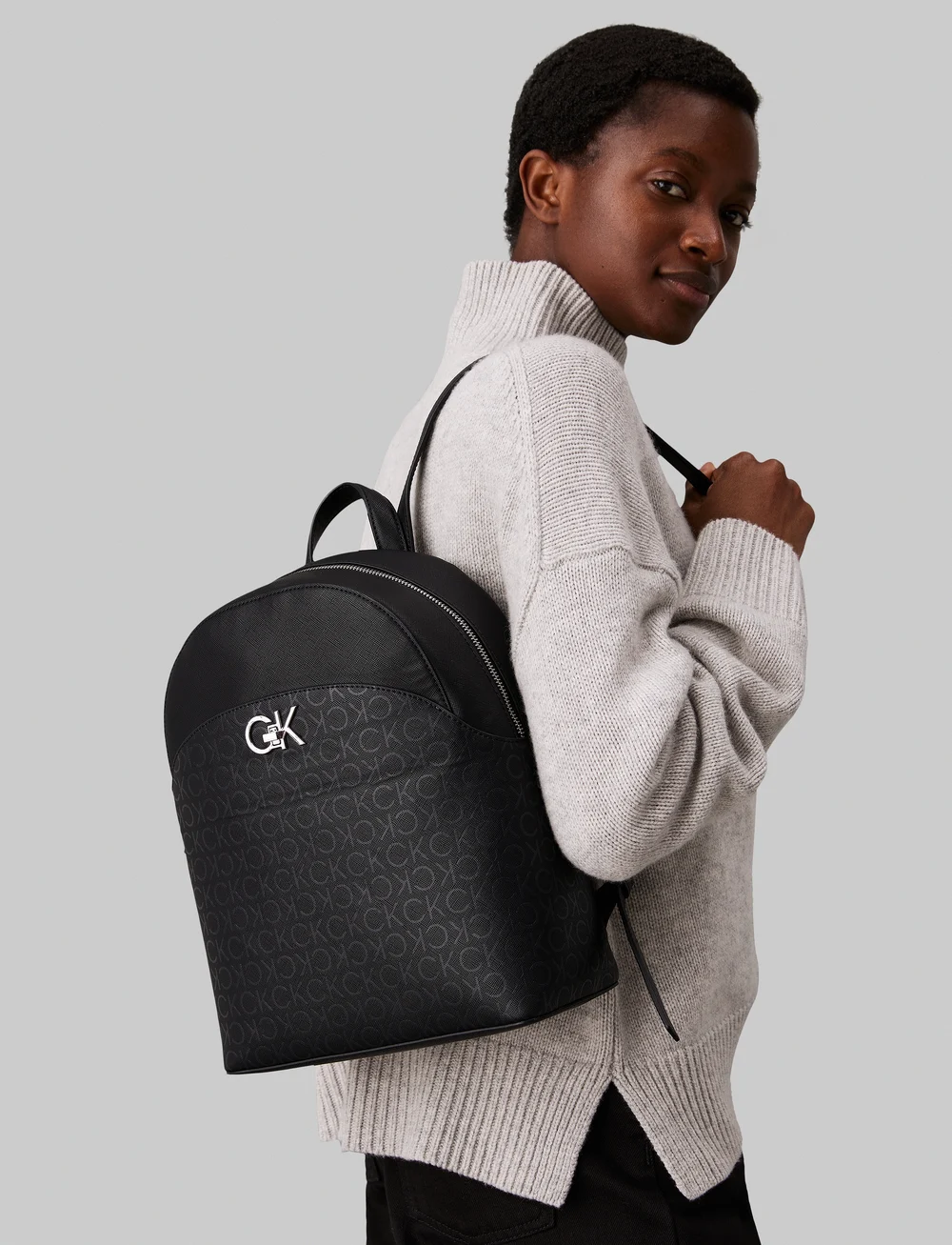 Calvin Klein Re lock Dome Backpack mono Backpacks Boozt