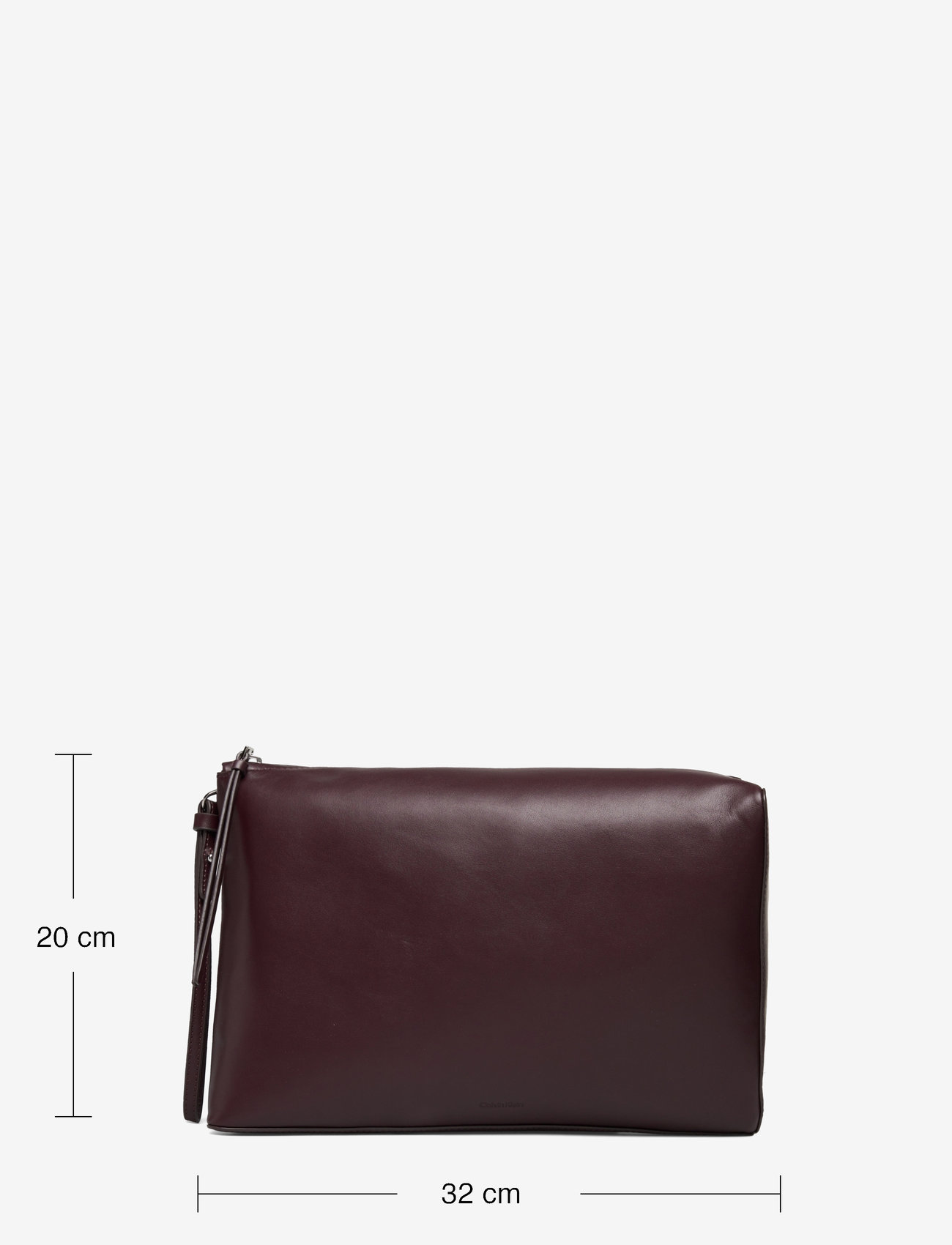 Calvin Klein - CK LEATHER CLUTCH - cherrywood - 5