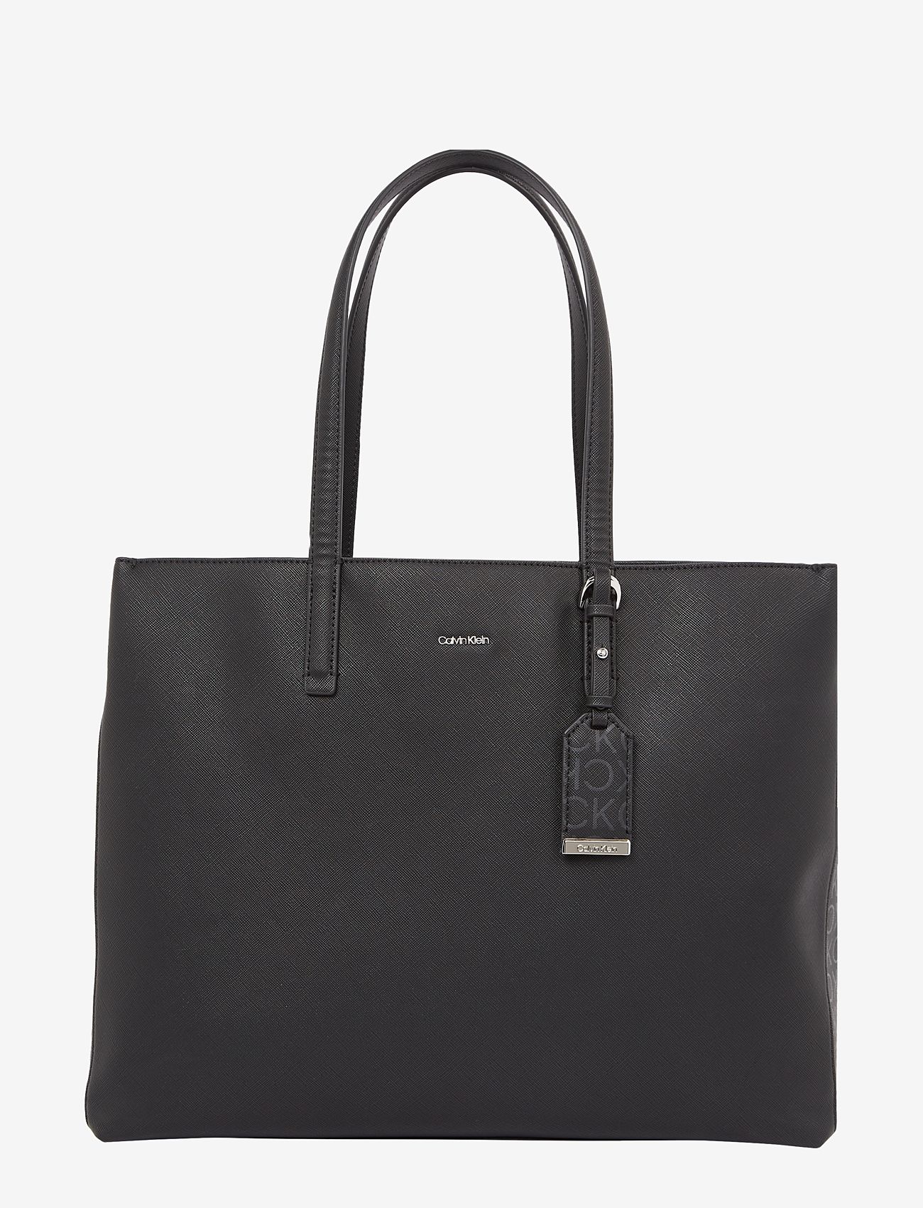 Calvin Klein - CK MUST MEDIUM SHOPPER_MONO - black monogram pu - 0