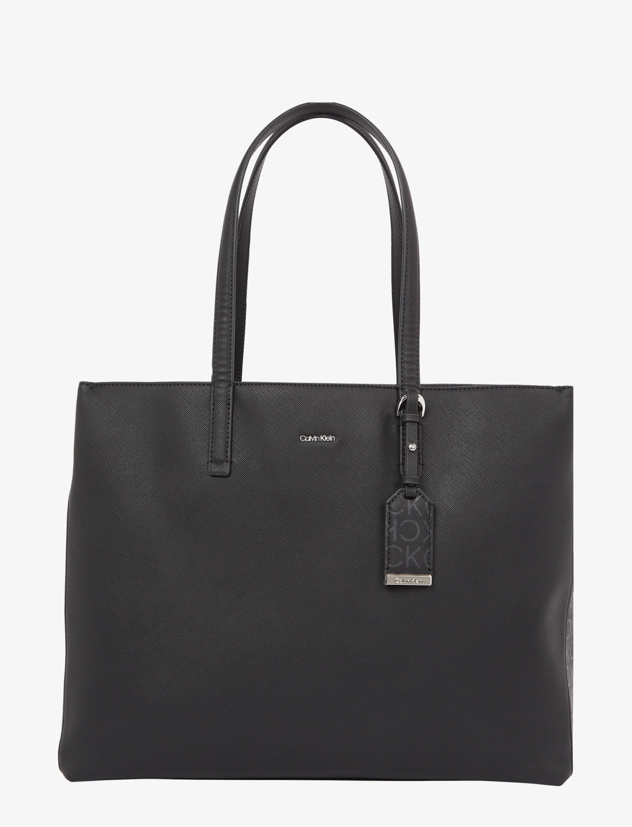 BLACK MONOGRAM PU