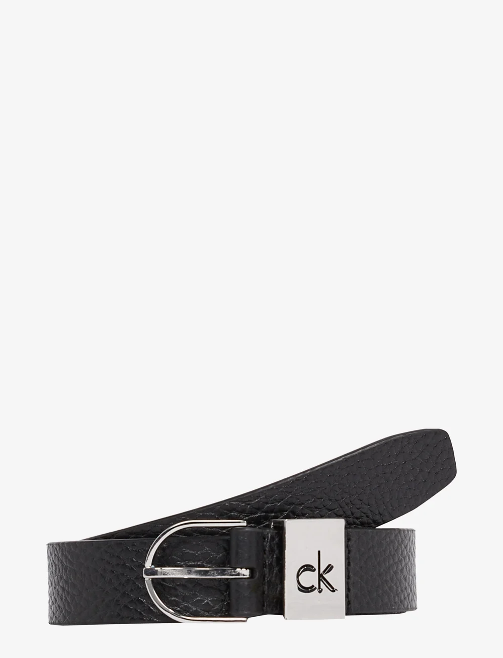 Calvin Klein - CK LOOP THIN ROUND BUCKLE 2.5 - casual bælter - pvh black - 0
