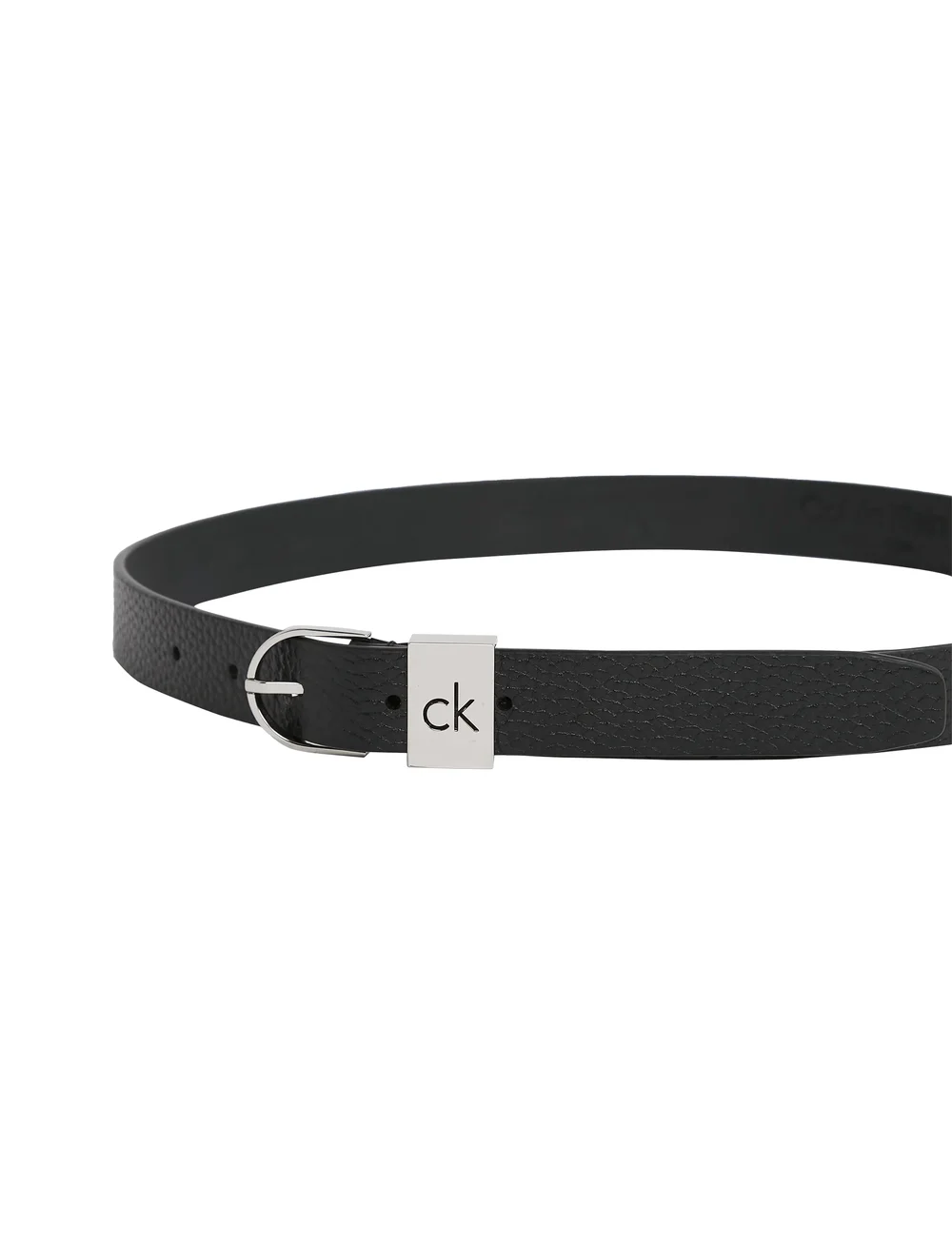 Calvin Klein - CK LOOP THIN ROUND BUCKLE 2.5 - casual bælter - pvh black - 1