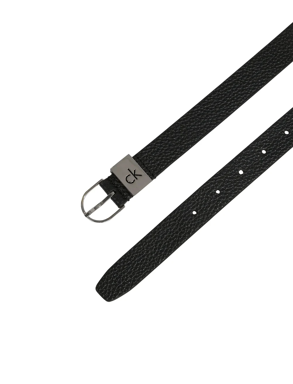 Calvin Klein - CK LOOP THIN ROUND BUCKLE 2.5 - casual bælter - pvh black - 2
