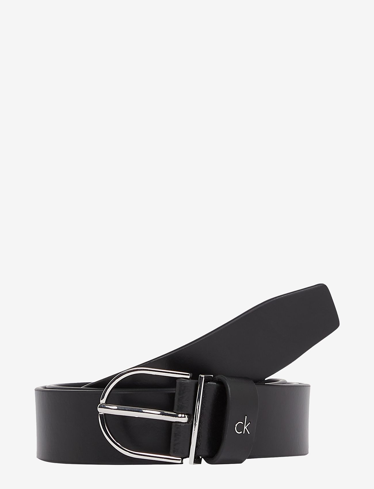 Calvin Klein - CK METAL LOOP RND BUCKLE 3.0 - casual bælter - pvh black - 0