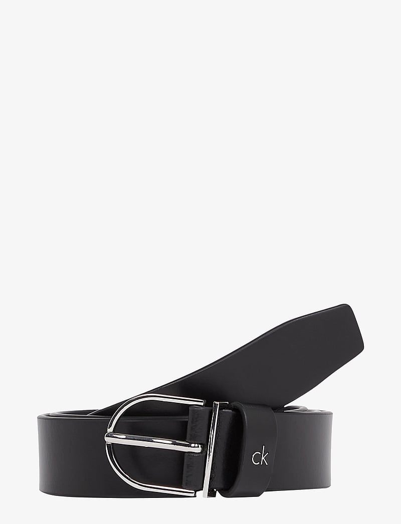 Calvin Klein - CK METAL LOOP RND BUCKLE 3.0 - casual bælter - pvh black - 0