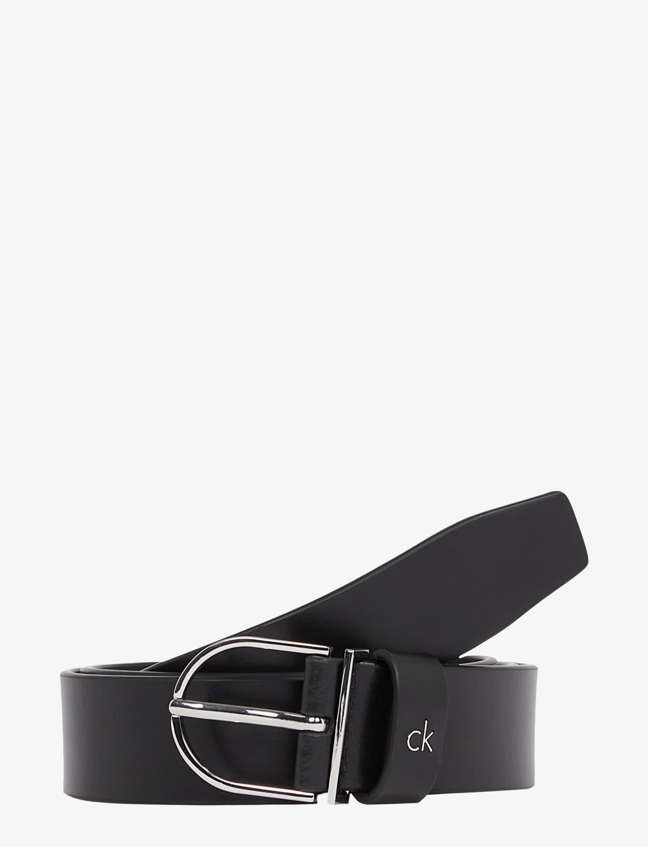 Calvin Klein CK METAL LOOP RND BUCKLE 3.0 - Akcesoria - PVH BLACK / black