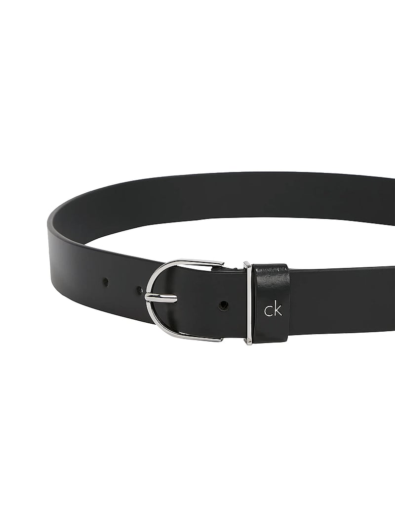 Calvin Klein - CK METAL LOOP RND BUCKLE 3.0 - casual bælter - pvh black - 1
