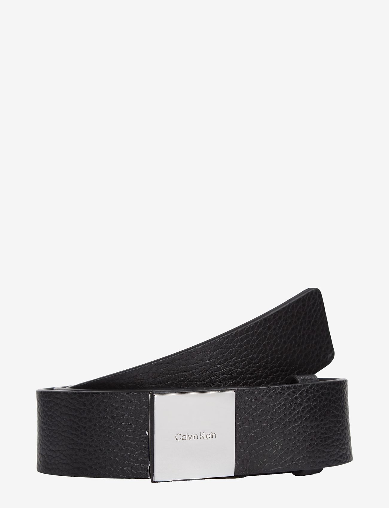 Calvin Klein - COMMERCIAL HW LOGO BELT 3.0_PBL - casual bælter - pvh black - 0