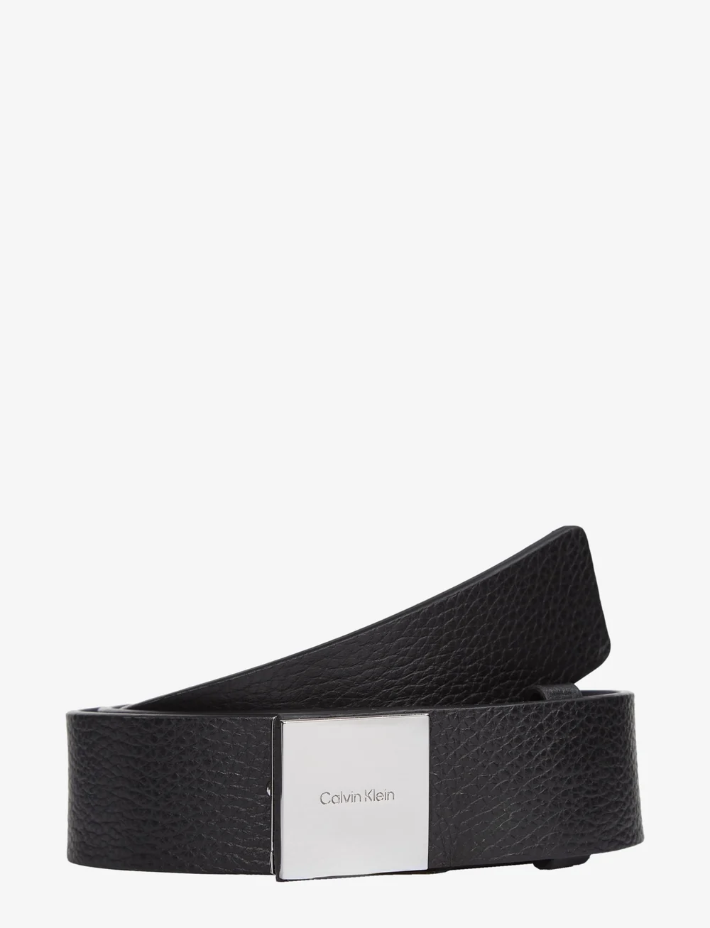 Calvin Klein - COMMERCIAL HW LOGO BELT 3.0_PBL - casualowe paski - pvh black - 0