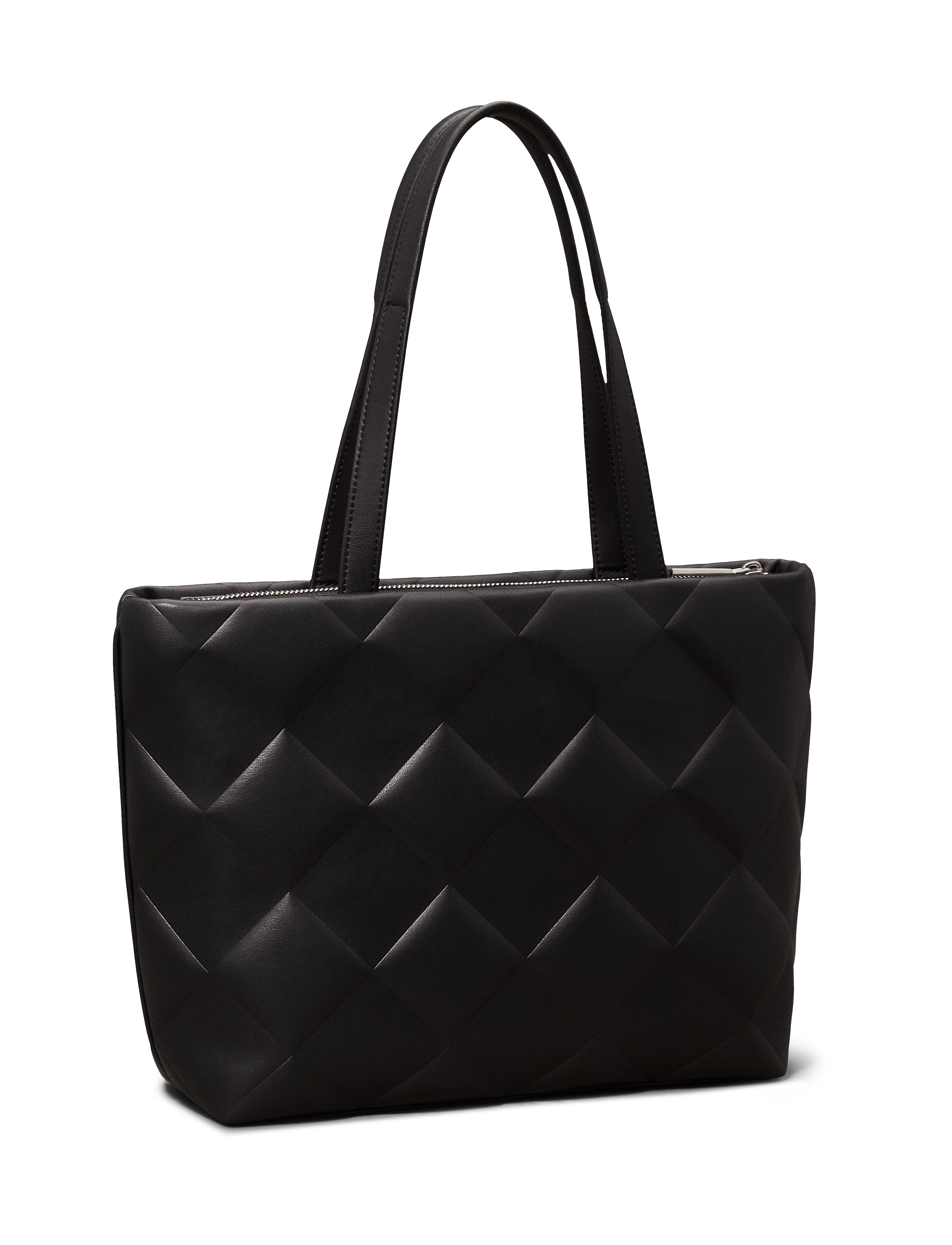 Calvin Klein - DIAMOND QUILT MEDIUM SHOPPER - ck black - 3