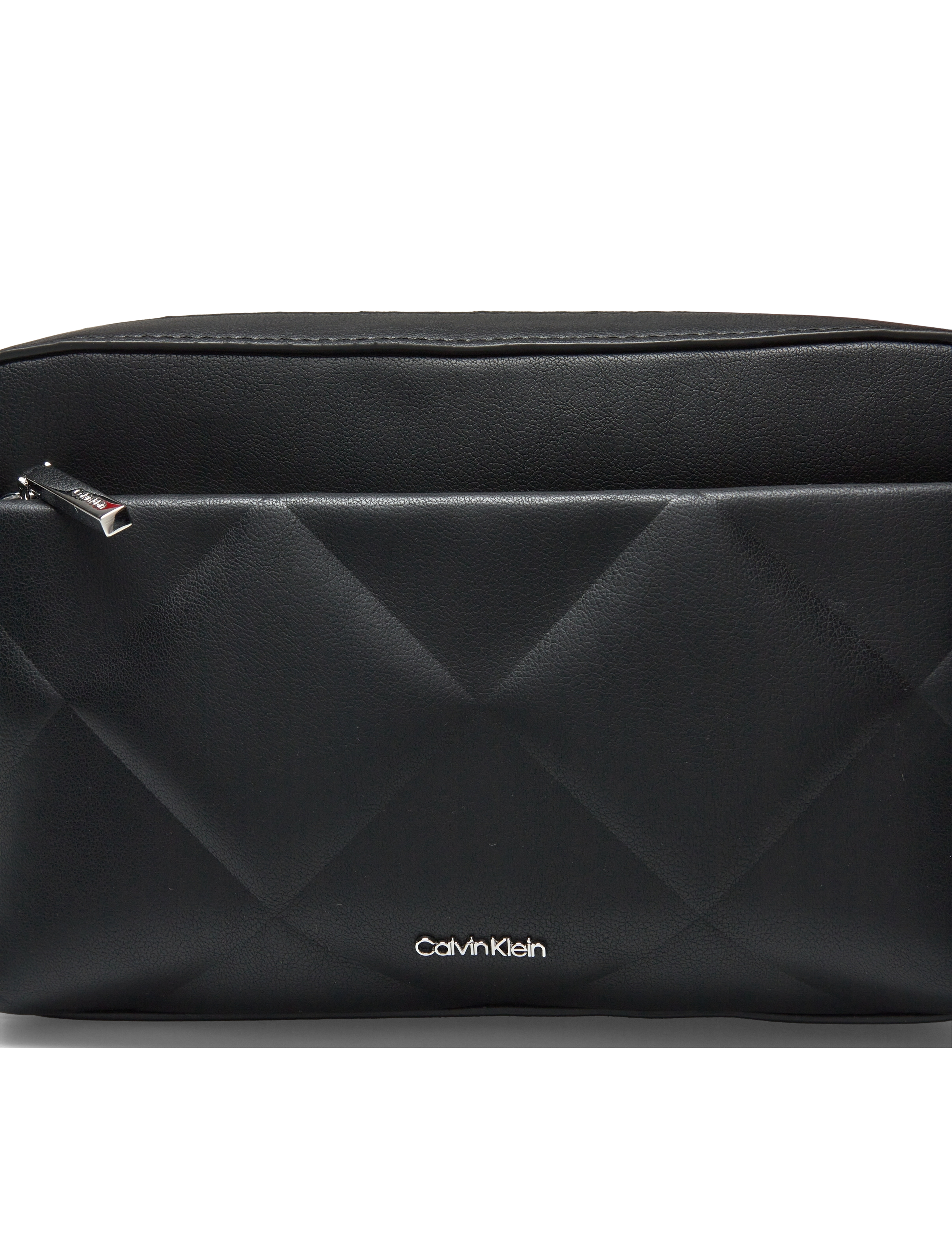 Calvin Klein - DIAMOND QUILT CAMERA BAG W/PKT - ck black - 3