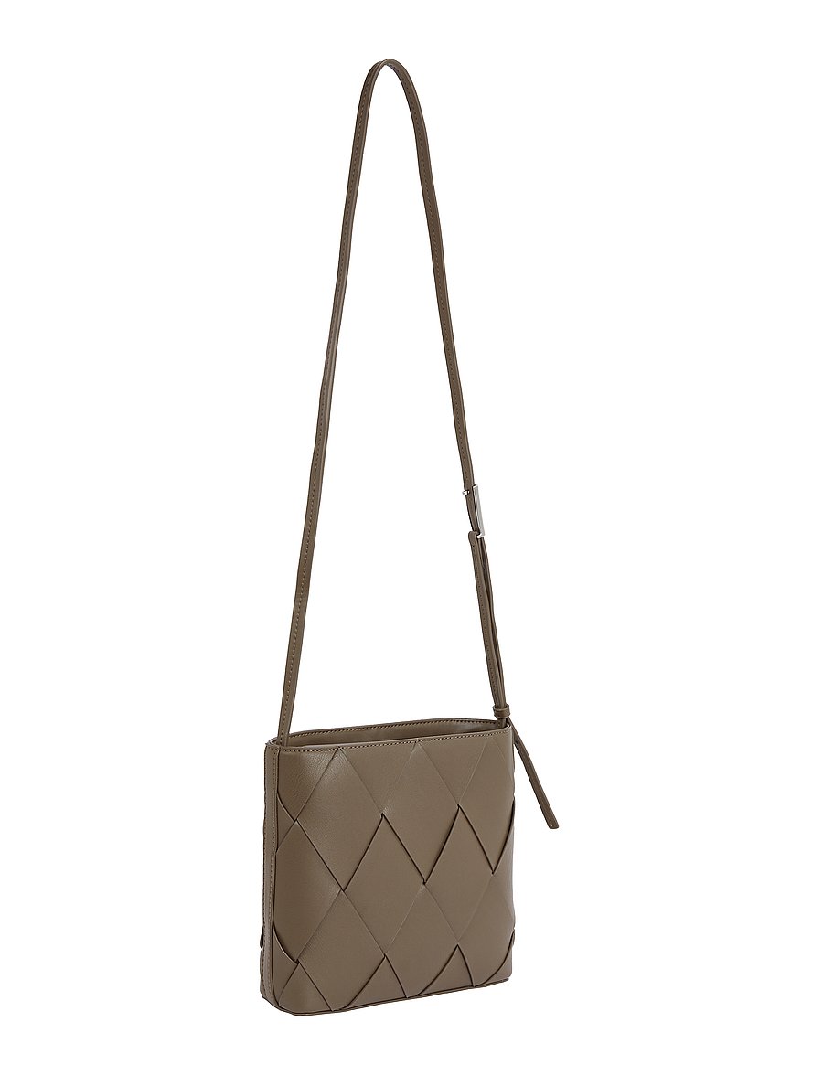 Calvin Klein - CK WOVEN SQUARE CROSSBODY - umhängetaschen - teak - 2