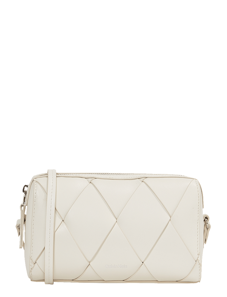 Calvin Klein - CK WOVEN CAMERA BAG - chalk - 1