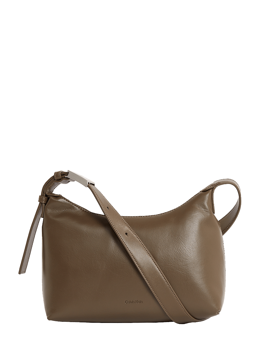 Calvin Klein - HARDWARE STRAP MEDIUM CROSSBODY - umhängetaschen - teak - 0