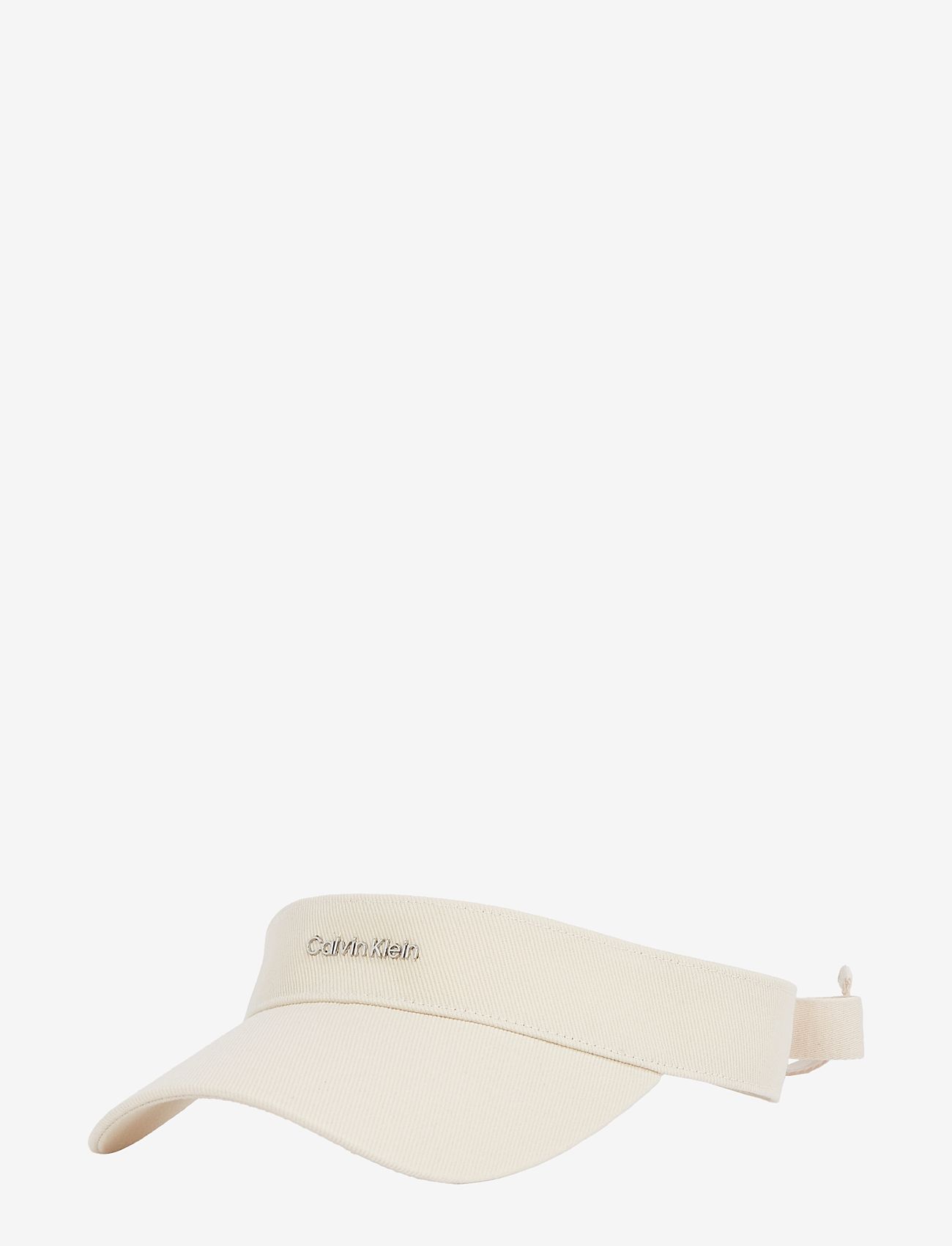 Calvin Klein - CALVIN KLEIN COTTON TWILL VISOR - sea salt - 0