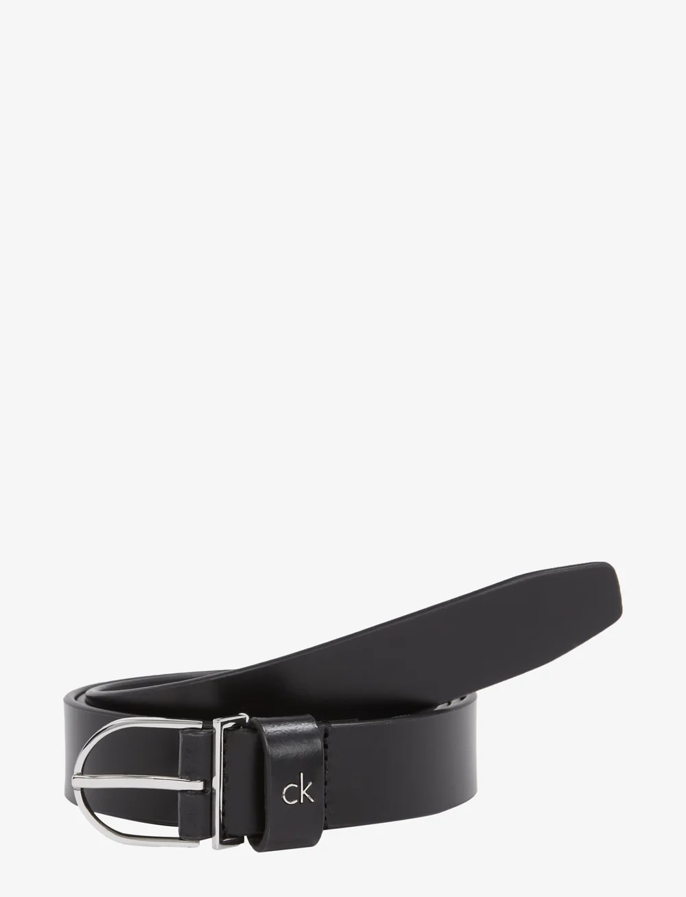 Calvin Klein - CK METAL LOOP ROUND BUCKLE 2.5 - vardagsskärp - ck black - 0