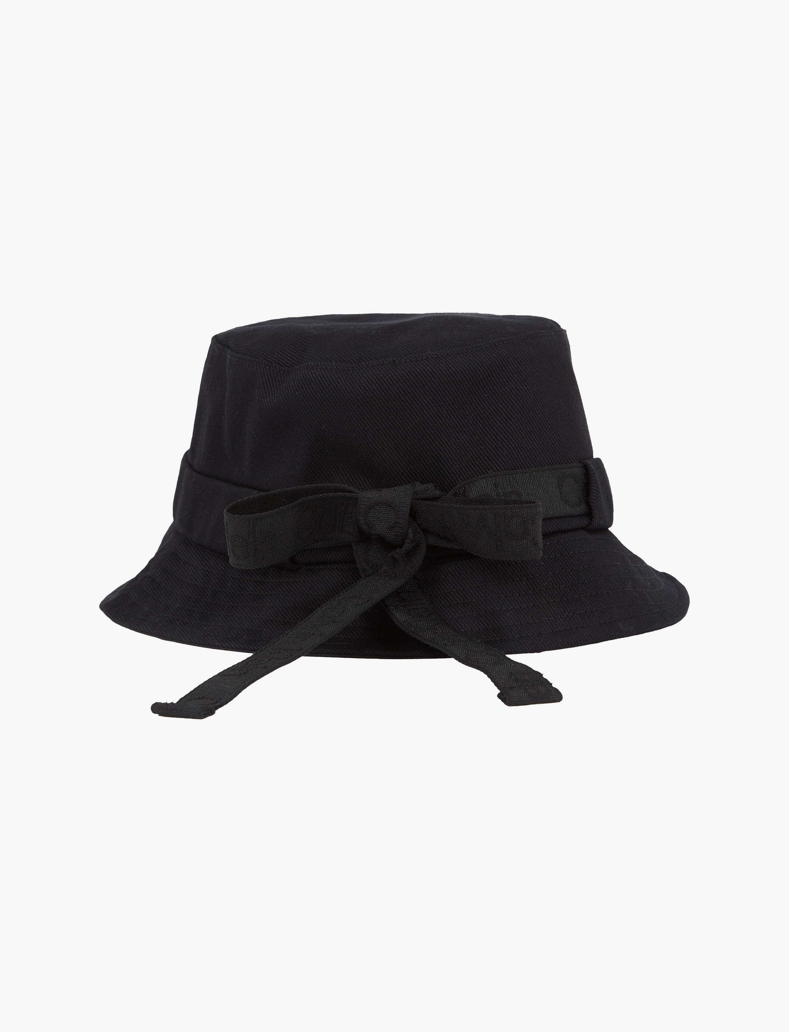 Calvin Klein - BACK TIE COTTON TWILL BUCKET - ck black - 1