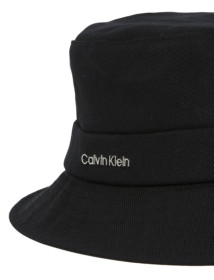 Calvin Klein - BACK TIE COTTON TWILL BUCKET - ck black - 2