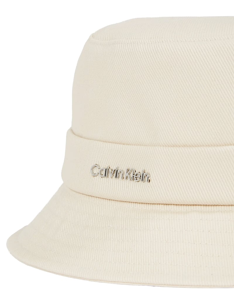 Calvin Klein - BACK TIE COTTON TWILL BUCKET - sea salt - 1