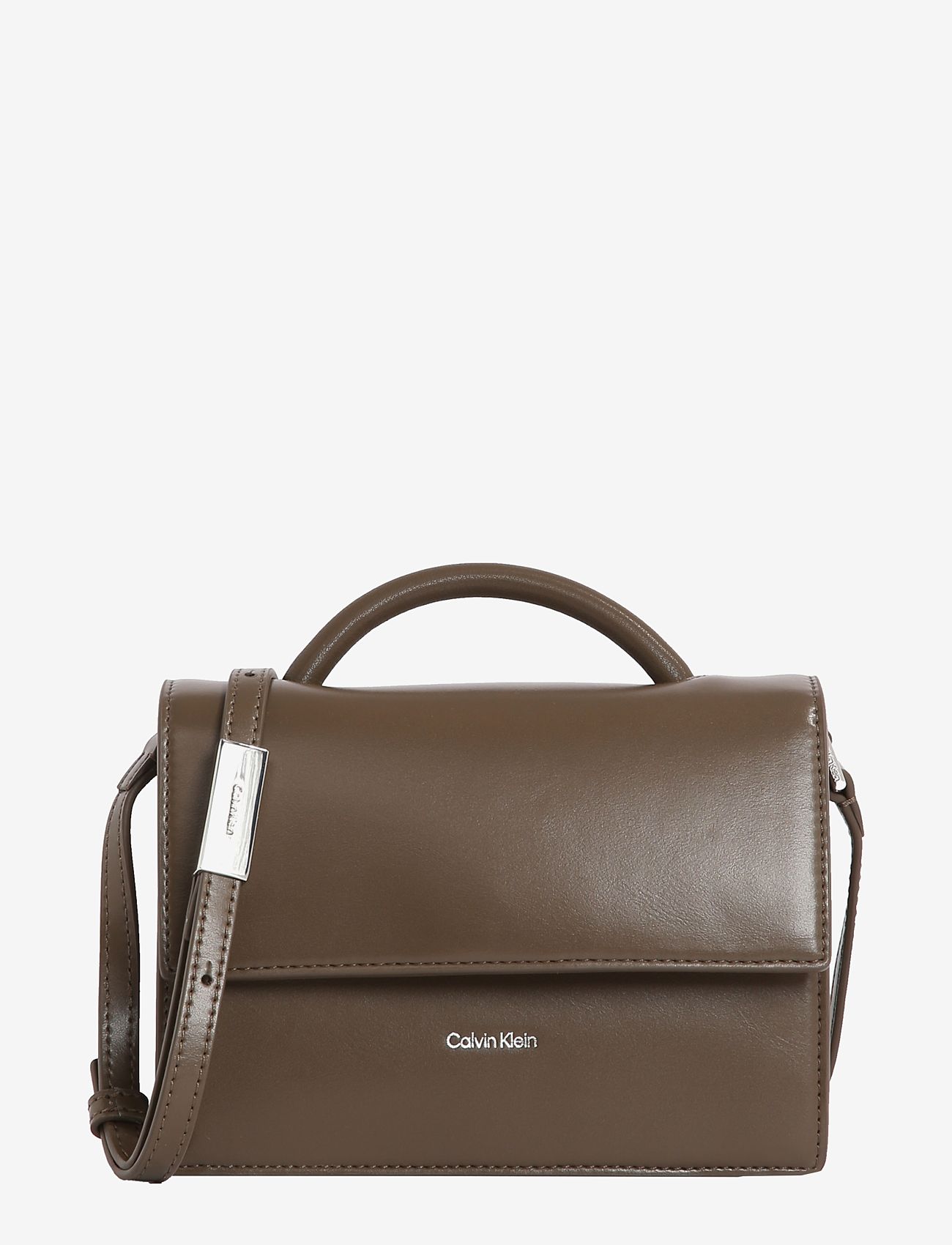 Calvin Klein - CK LINN TOP HANDLE CROSSBODY - speciella tillfällen - teak - 0
