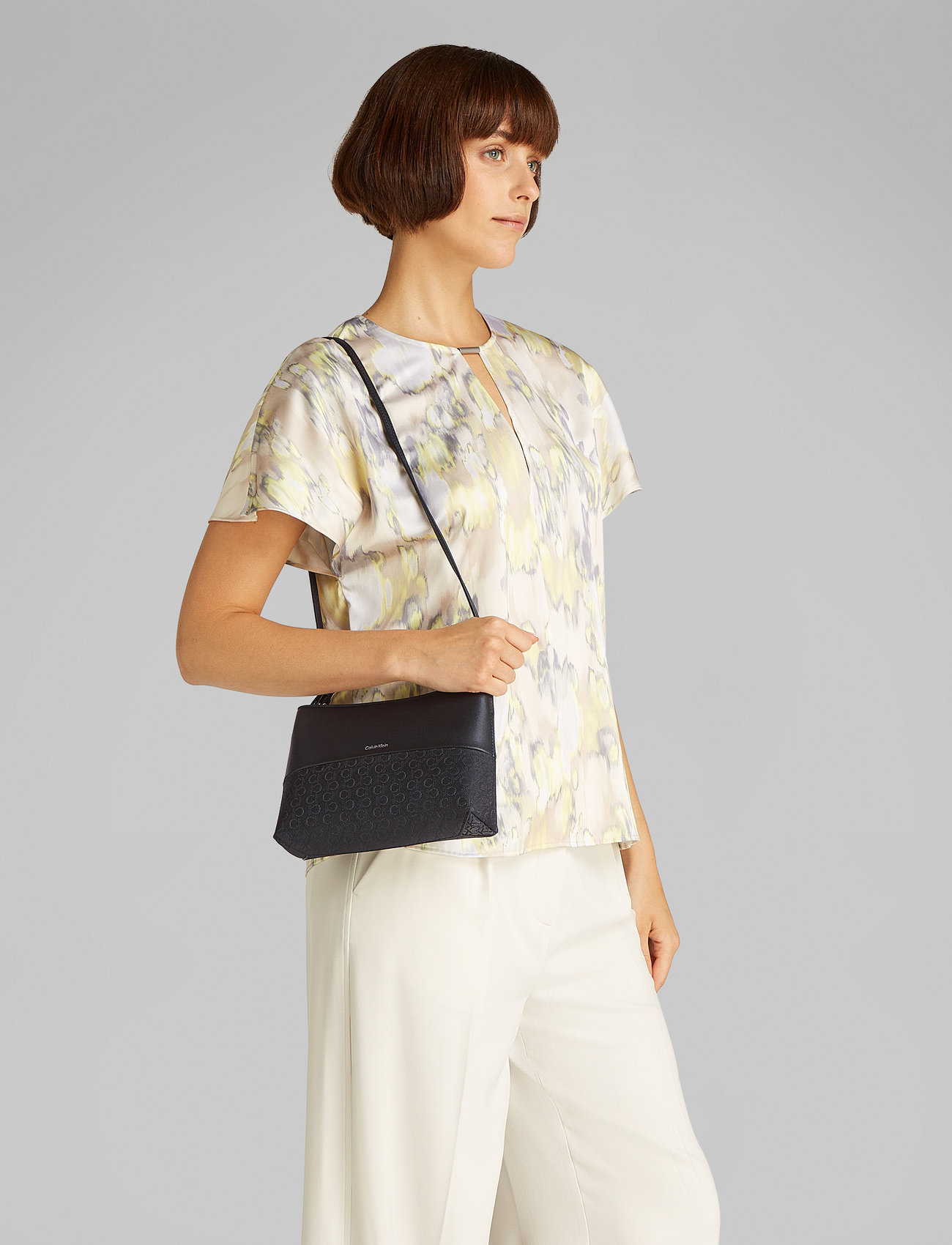 Calvin Klein - CK MIXMEDIA CONVERTIBLE BAG_MONO - særlige begivenheder - ck black - 0