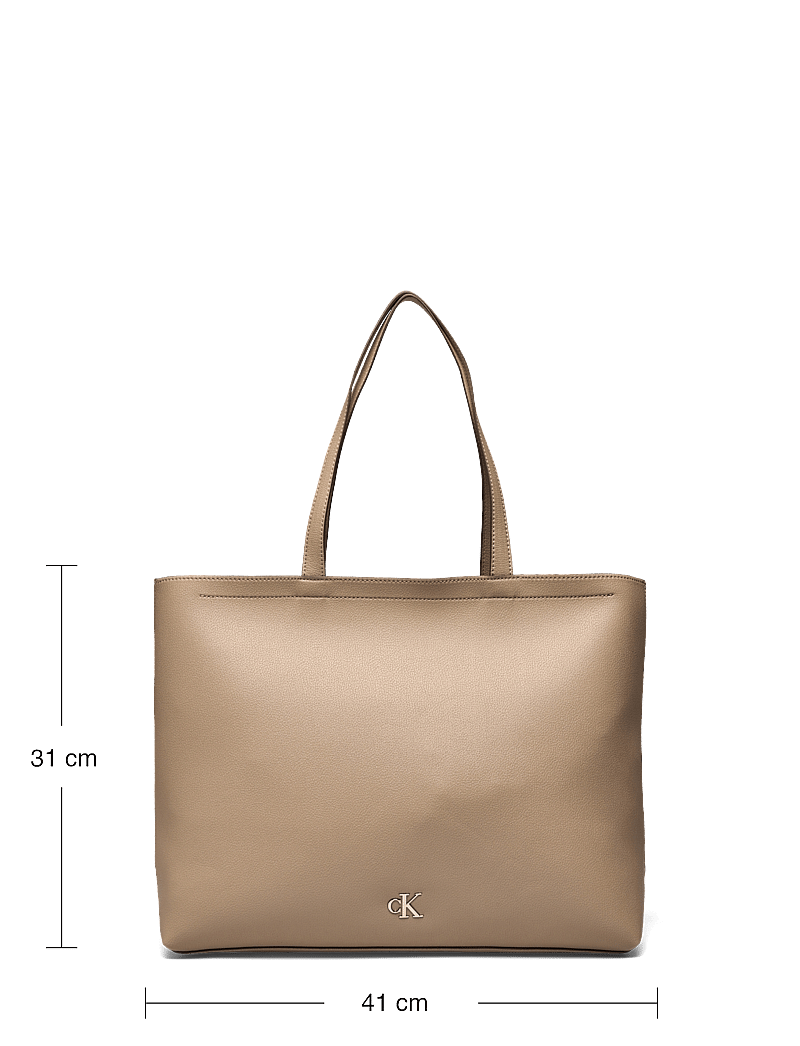 Calvin Klein - MINIMAL MONOGRAM SLIM TOTE34 T - shoppers - crockery - 5