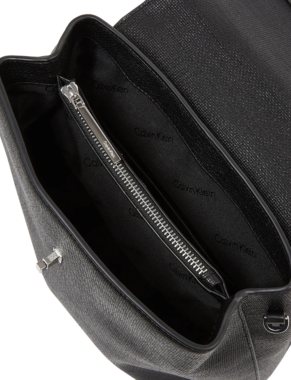 Calvin Klein - CK BACKPACK WITH CONV STRAP_TEX - rucksäcke - ck black - 2