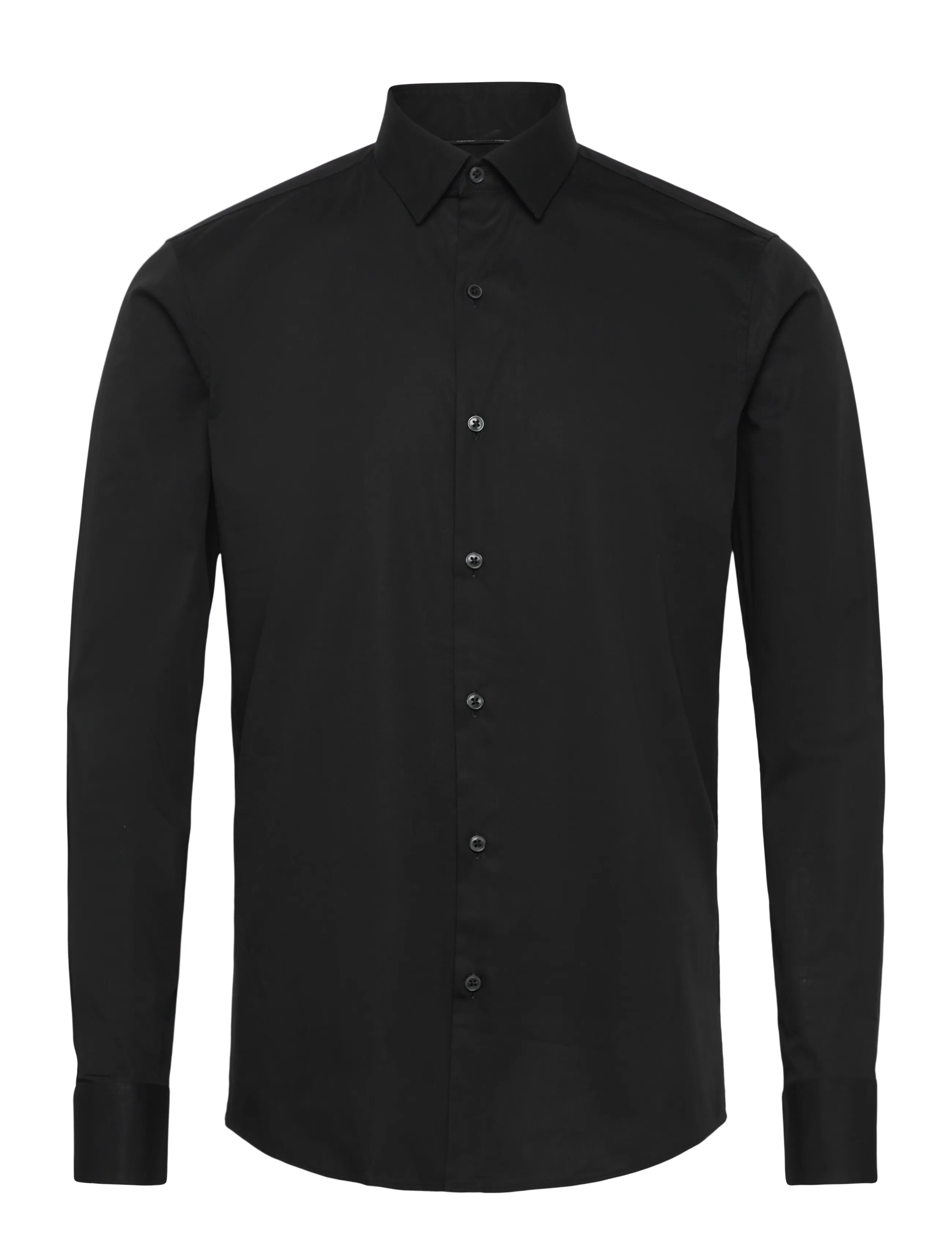 CALVIN KLEIN Slim Esntl Poplin Nos Str Sld Schwarz - 45x45 - Herren