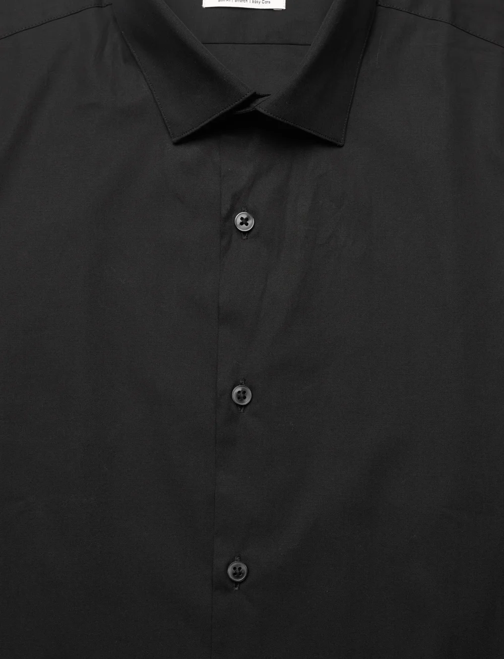 Calvin Klein - SLIM ESNTL POPLIN NOS STR SLD - formelle skjorter - black - 2