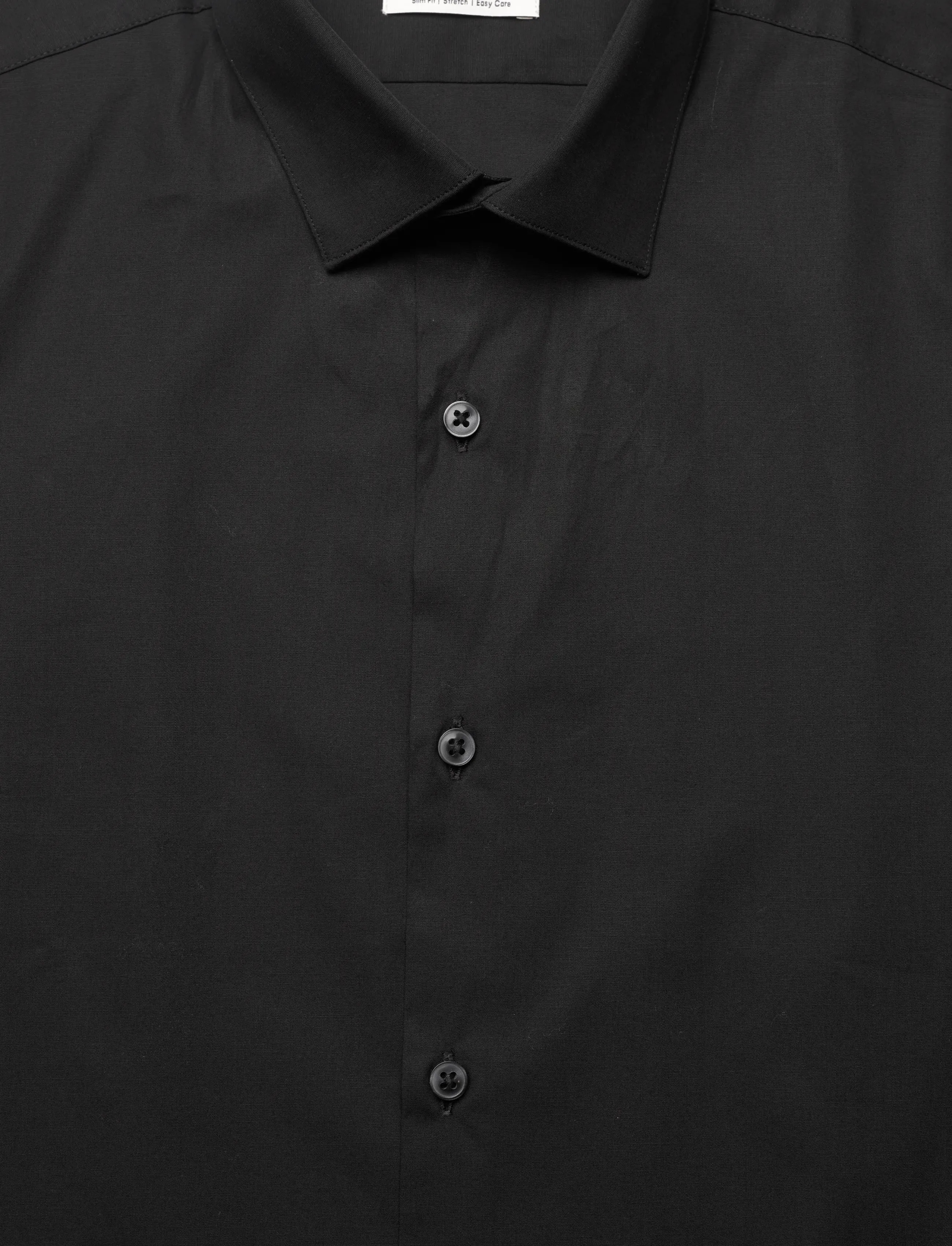 Calvin Klein - SLIM ESNTL POPLIN NOS STR SLD - formelle hemden - black - 3