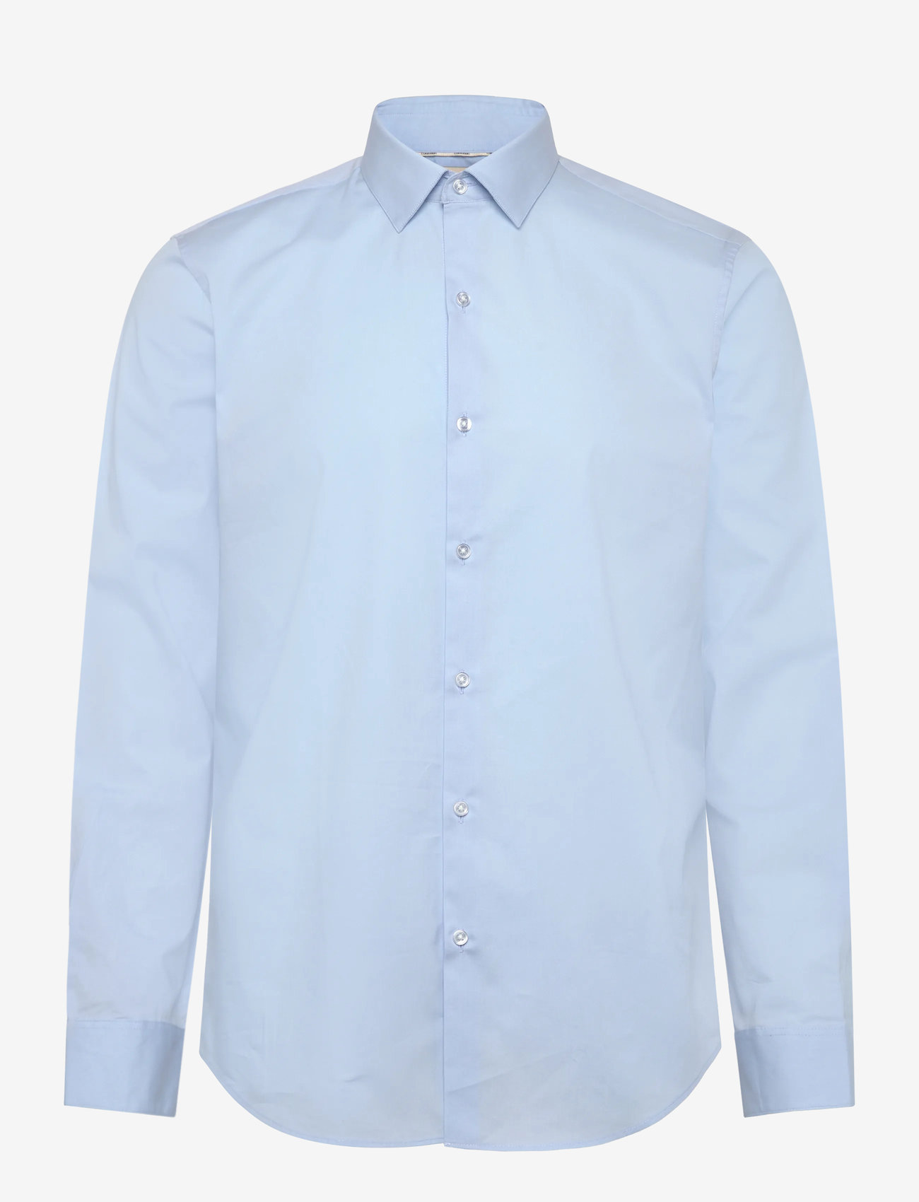Calvin Klein - SLIM ESNTL POPLIN NOS STR SLD - formelle skjorter - calm blue - 0