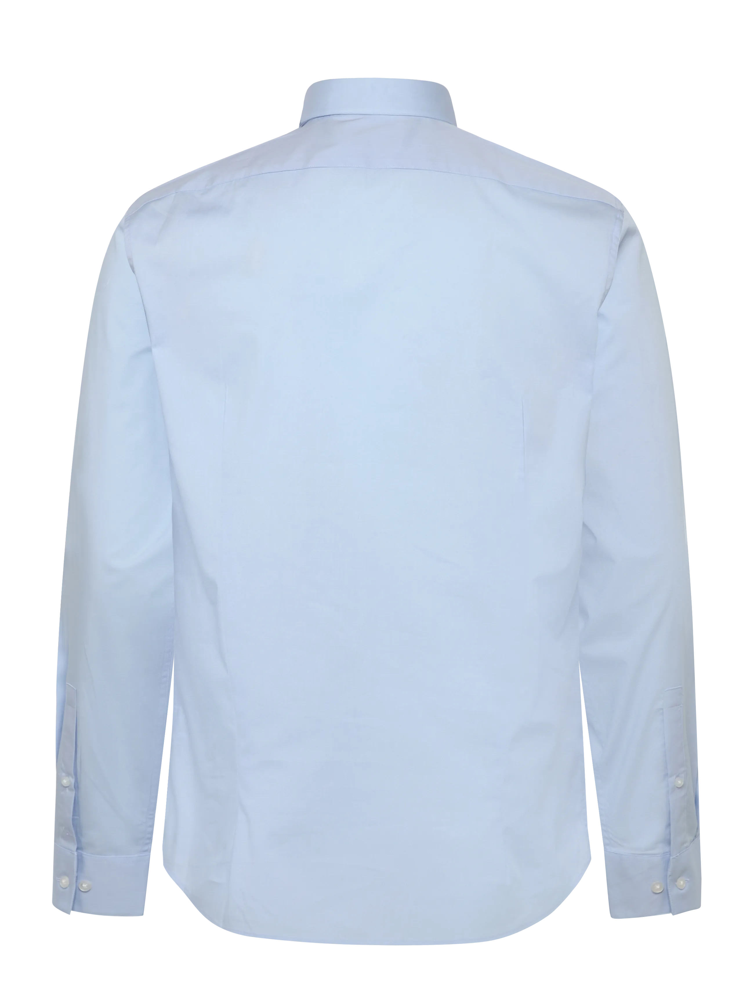 Calvin Klein - SLIM ESNTL POPLIN NOS STR SLD - kostymskjortor - calm blue - 1