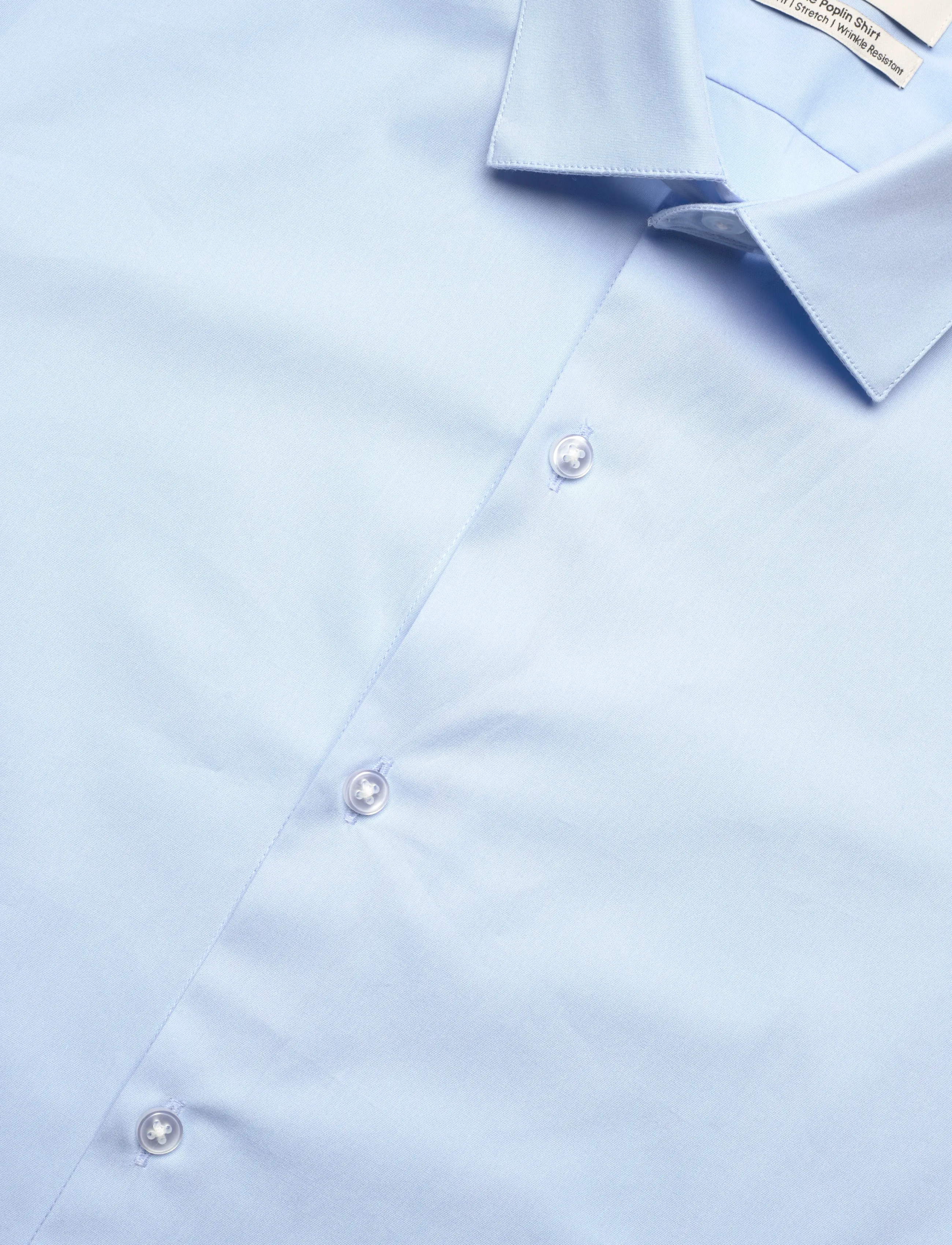 Calvin Klein - SLIM ESNTL POPLIN NOS STR SLD - formālie krekli - calm blue - 3
