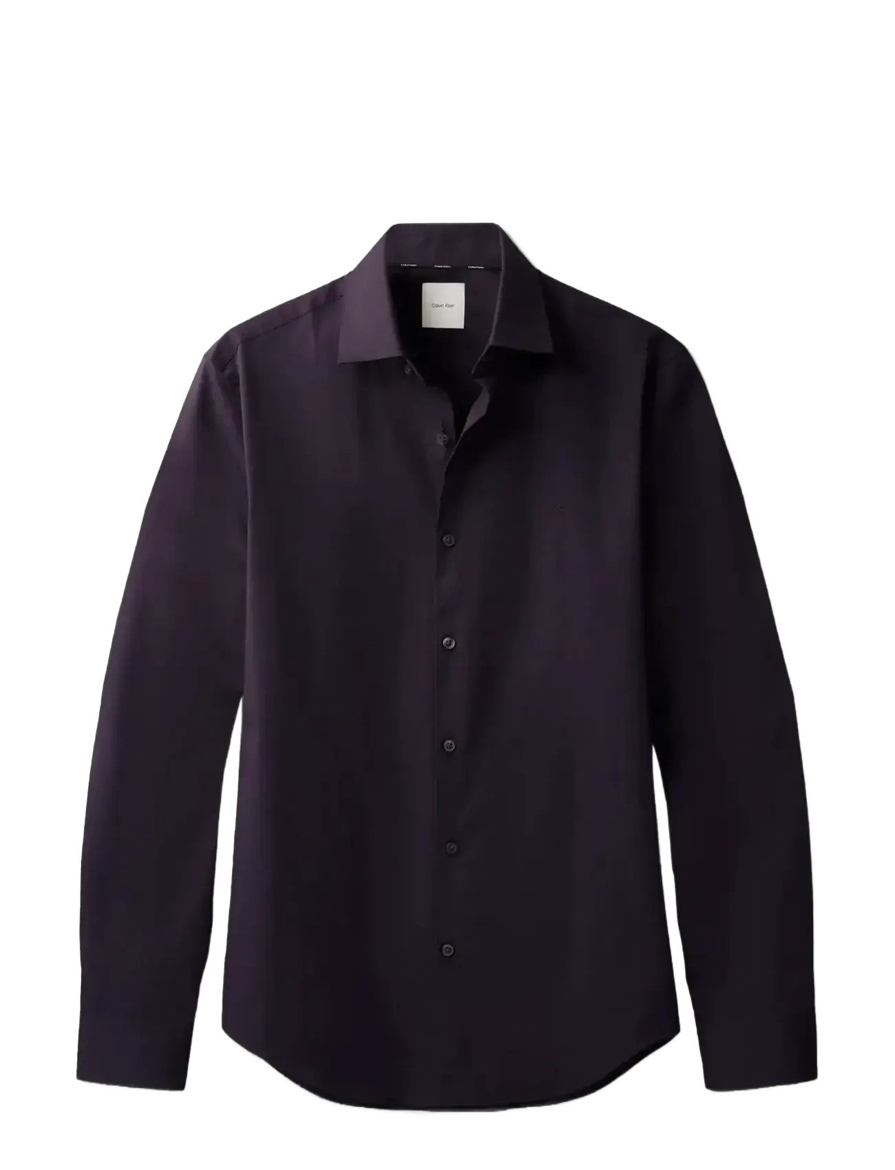CALVIN KLEIN Slim Esntl Poplin Nos Str Sld Navy - 44 - Herren