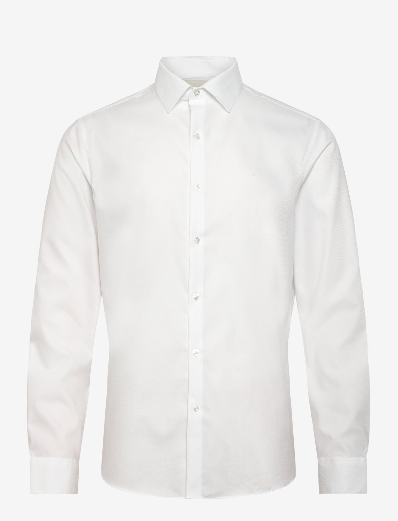 Calvin Klein - SLIM STR COLLAR SLD - business skjorter - white - 0