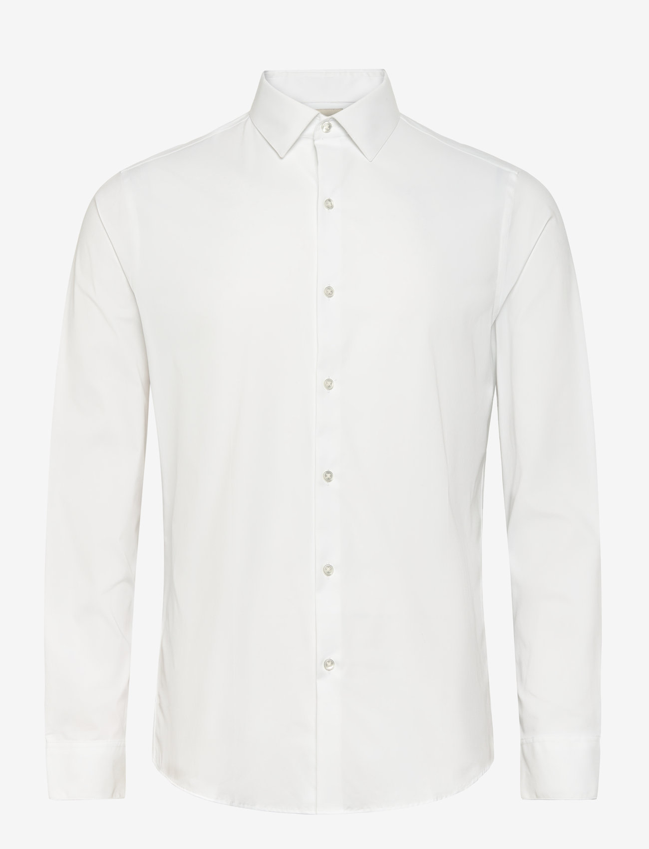 Calvin Klein - SLIM PERF WOVEN STR SLD - business skjorter - white - 0