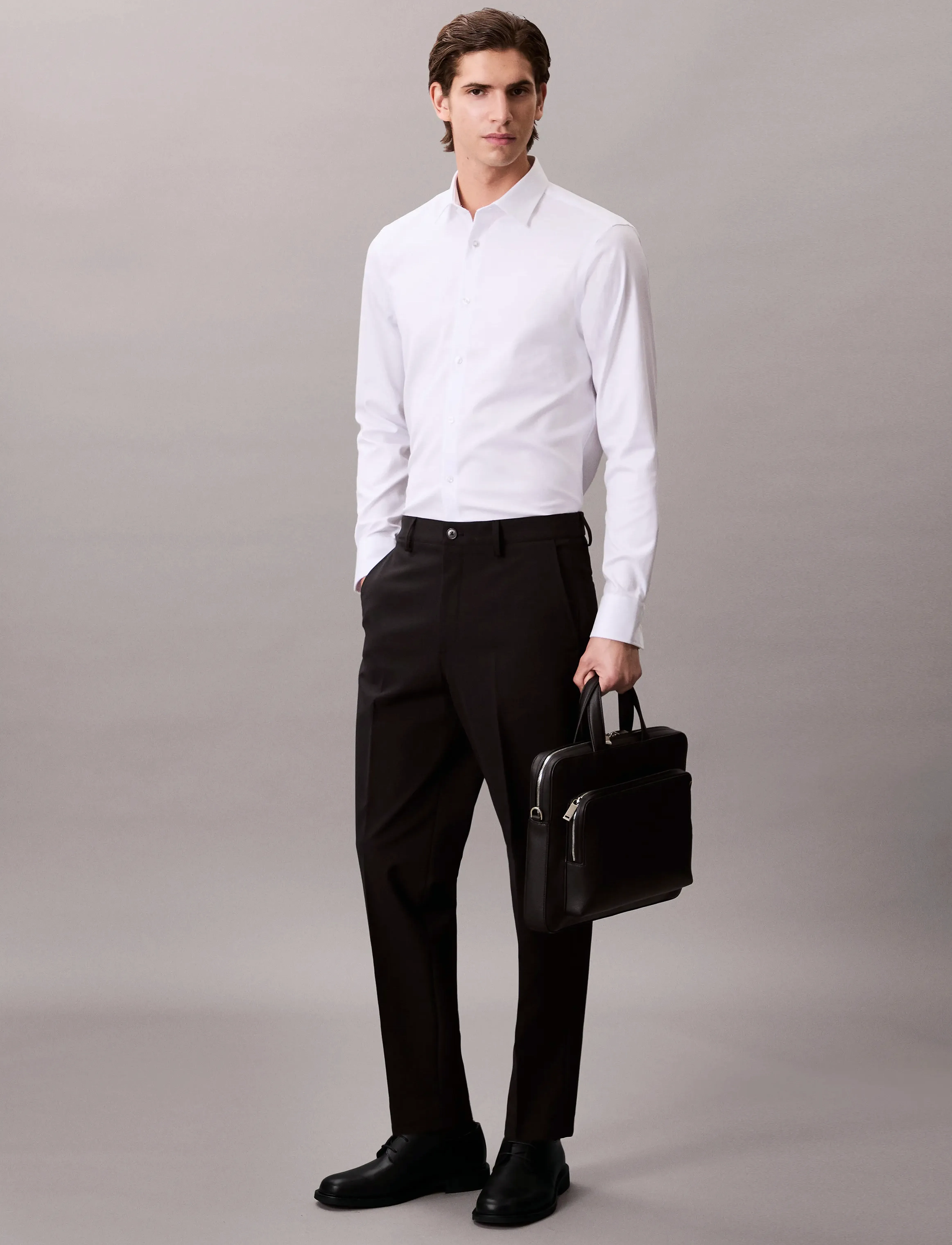 Calvin Klein - SLIM REF CTN STR SLD - white - 3