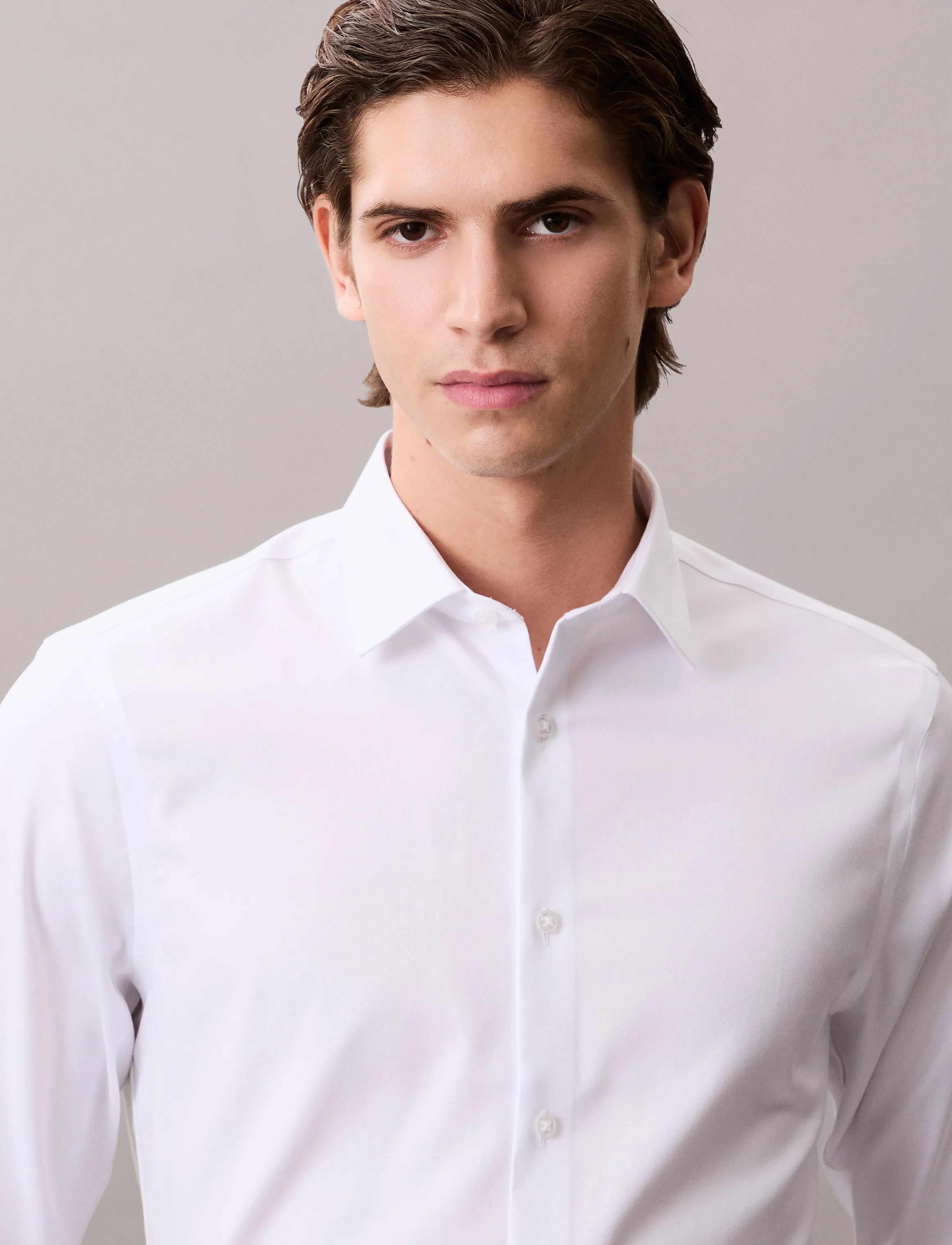 Calvin Klein - SLIM REF CTN STR SLD - white - 5